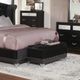 Coaster® Barzini Black Bench Trunk-2