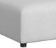 Elements International Zandara Olefin Beige Fabric Outdoor Modular Ottoman-1