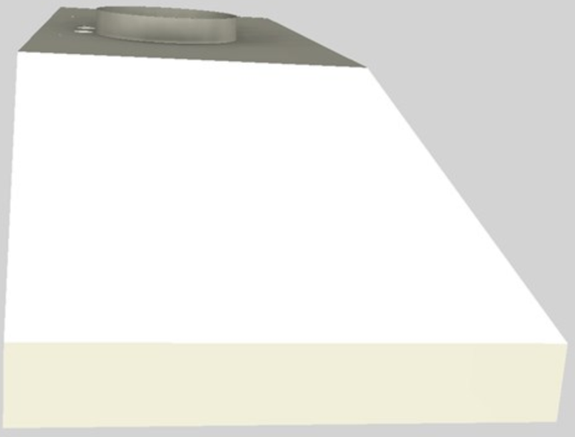 Vent-A-Hood® 30" Biscuit Wall Mounted Liner Insert-2