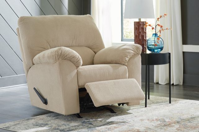 Signature Design by Ashley® SimpleJoy Sand Manual Rocker Recliner-6