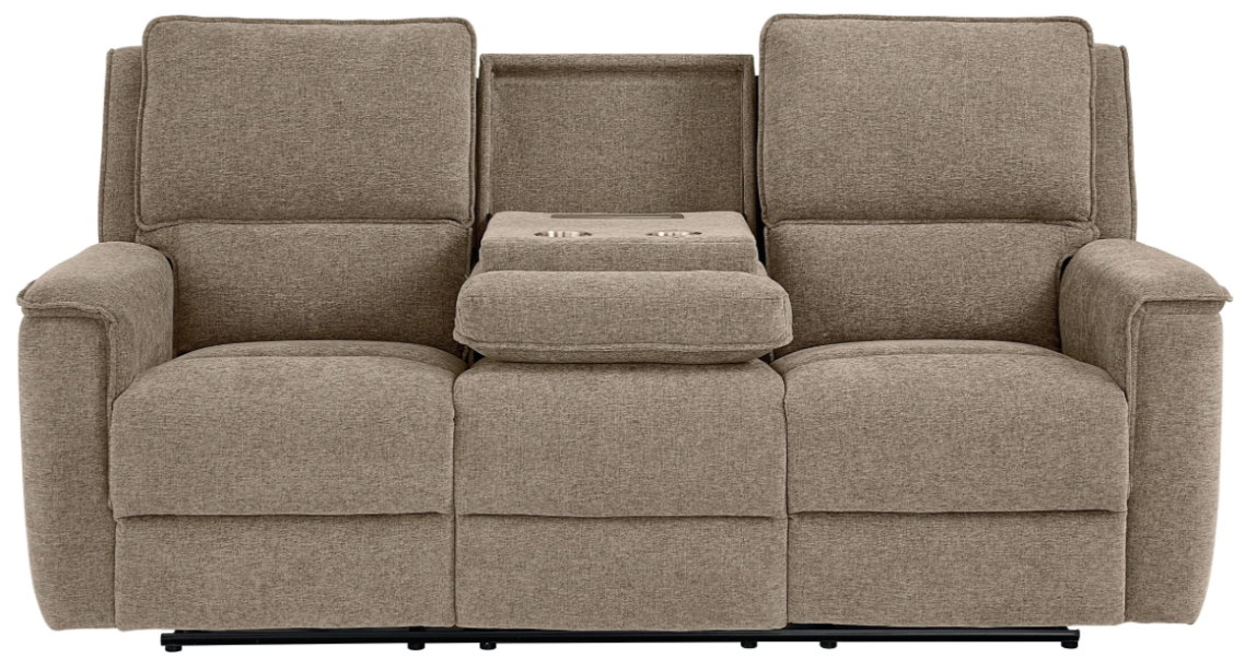 Bassett Furniture Club Level Calvin Power Reclining Sofa