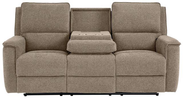Bassett® Furniture Club Level Calvin Pecan Power Reclining Sofa-2