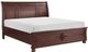 Mazin Furniture Begonia Cherry Brown King Bed-1