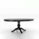 Canadel Customizable Gourmet 74" VS Base Dining Table with One Removable Leaf-3