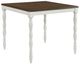 Elements International Vesta 5-Piece Brown/White Counter Table Set-3