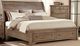 Vaughan-Bassett Whiskey Barrel Queen Bed-0