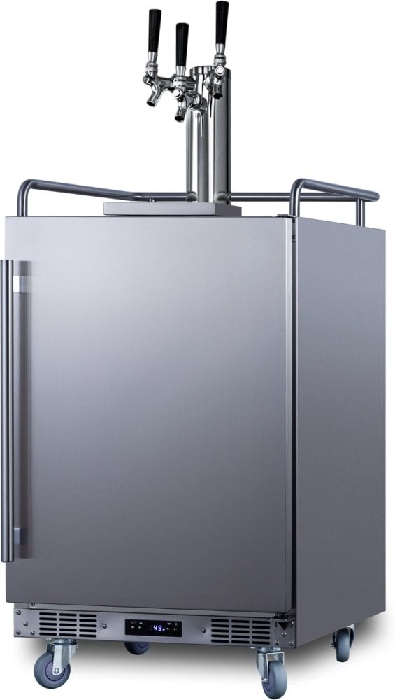 Summit® 24" Stainless Steel Outdoor Kegerator -2