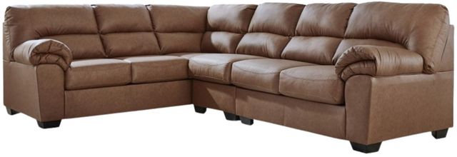 Signature Design by Ashley® WillowBend 3-Piece Caramel Small Spaced Sectional-0