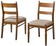 Flexsteel® Azalea 2-Piece Oatmeal/Walnut Upholstered Dining Side Chair Set-0
