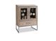 Handstone Electra Display Cabinet with 2/Glass Doors & 1/Drawer & 2/Glass Adjust Shelves-0