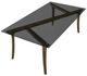ACME Furniture Danzel Glass Top Dining Table with Vintage Oak Base-5
