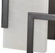 Crestview Collection Albany Dark Bronze/White Right Wall Sconce-1