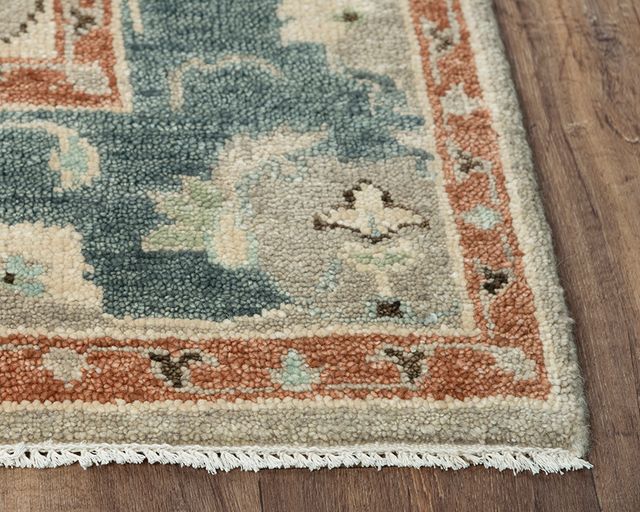 Rizzy Home Belmont Blue/Neutral 8'x10' Rectangular Rug-4