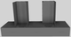 Vent-A-Hood® 66" Gunsmoke Contemporary Wall Mounted Range Hood-4