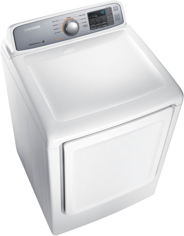 Samsung 7.4 Cu. Ft. White Front Load Gas Dryer-3
