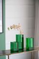 A & B Home Green Rectangular Glass Vase-4