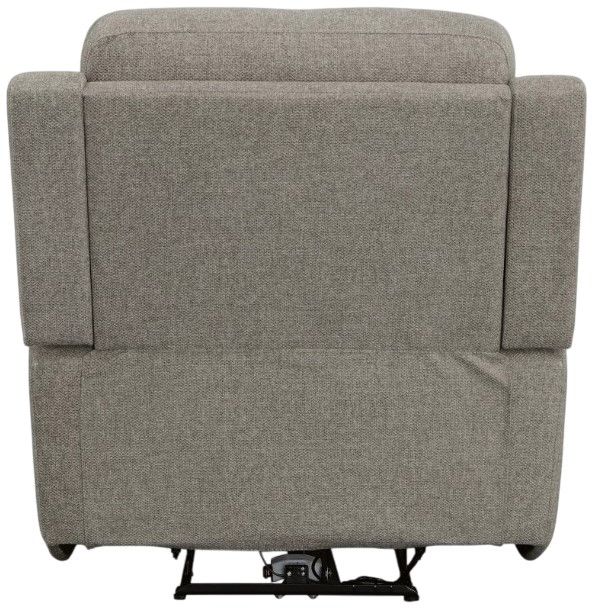 Flexsteel® Henry Fog Gray Power Recliner with Power Headrest and Lumbar-3
