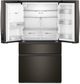 Whirlpool® 36" 28.9 Cu. Ft. Print Resistant Black Stainless Steel French Door Refrigerator with Flexible Temperature Drawer-1
