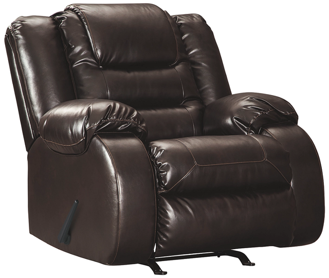 Signature Design by Ashley® Vacherie Chocolate Manual Rocker Recliner-0
