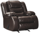 Signature Design by Ashley® Vacherie Chocolate Manual Rocker Recliner-0