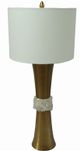 A & B Home Antique Brass Quartz Table Lamp-0