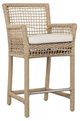 Classic Home Brisbane Natural Rope Outdoor Counter Stool-0