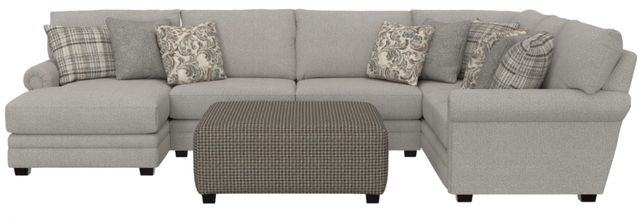 Jackson Furniture Livingston 4-Piece Linen U-Shape Sectional-3