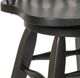 TEI St. Michael Windsor Black Matt Rub-Thru 24" Swivel Counter Stool-1