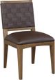 Modus Furniture Arden Dark Chocolate/Tavern Brown Woven Side Chair-0