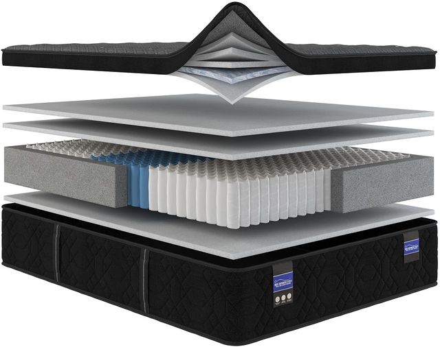 Spring Air® Back Supporter Kaylee 15.5" Hybrid Plush Euro Top Full XL Mattress-2