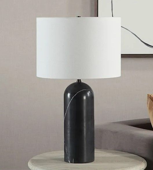 Renwil® Tyne Honed Black/Ivory Table Lamp-4