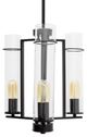 YHD Prairie Matte Black 3-Light Chandelier-2