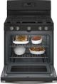 GE® 30" Black Slate Free Standing Natural Gas Range-2