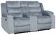 New Classic® Home Furnishings Willow Gray Manual Reclining Loveseat-0