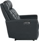 Elements International All Star Charcoal Power Recliner Chair-2