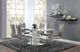 Homelegance® Glissand Chrome/Gray Dining Side Chair-1