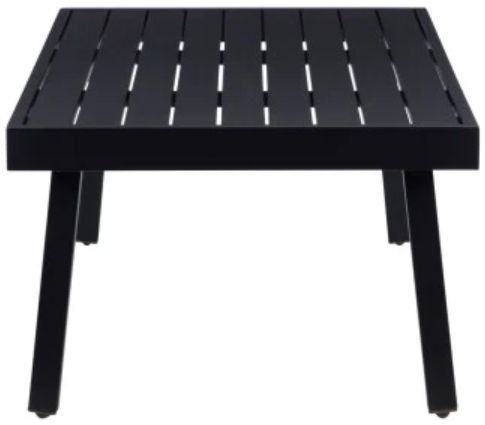 Linon Alora Black Aluminum Outdoor Coffee Table-4