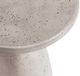 Classic Home Collins Light Gray 19" Outdoor Concrete Accent Table-3