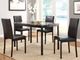 Homelegance® Tempe Black/Brown Counter Chair-1