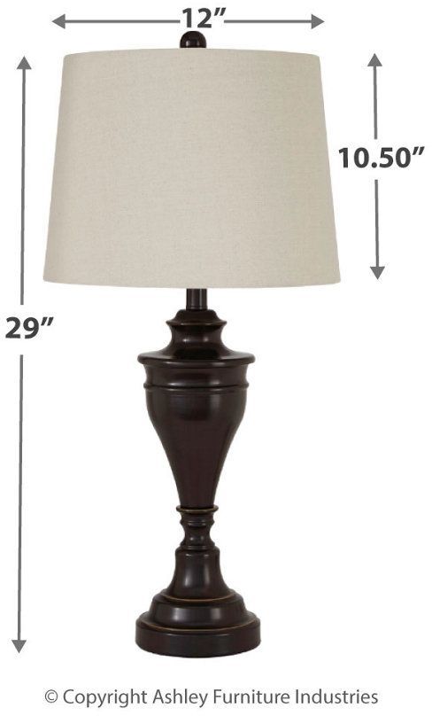 Signature Design by Ashley® Darlita Bronze Metal Table Lamp-1