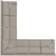 La-Z-Boy® Edie Duo® 5-Piece Pewter Power Reclining Sectional-2