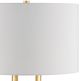 Currey & Company La Porta Contemporary Gold Leaf/Black Table Lamp-4