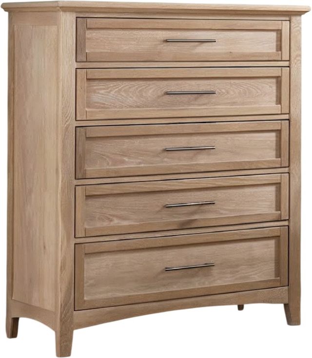 Vaughan-Bassett Jamestown Oak Bleached Oak 5-Drawer Chest-0
