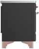Ilve® Majestic III 40" Graphite Matte Pro Style Induction Range with Triple Glass Door and Copper Trim-4