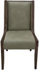 International Furniture Direct Balam Olive Upholstered Side Chair-2
