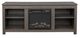 Mazin Furniture Amari Grey 58" TV Stand with Fireplace-1