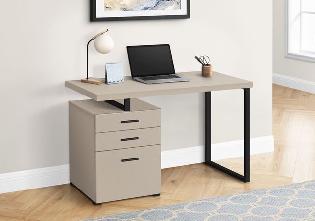 Monarch Specialties Inc. Taupe Computer Desk-0