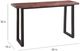 Steve Silver Co. Jennings 3-Piece Cherry/Ebony Counter Dining Set-2