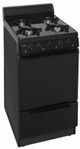 Premier 20" Black Freestanding Gas Range-1