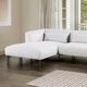 Furniture of America® Paderborn Light Gray Sectional with Left Chaise-2